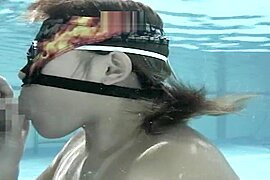 Japanese Girls Underwater BJ - free porn video