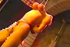 Japanese Girl is Brutally Tortured and Suspended By Her Breasts - free porn video