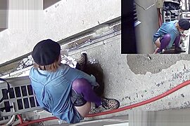 Japanese girls urinating caught on tape - free porn video