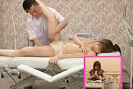 Topless Japan schoolgirl has massage on ass and clit - free porn video