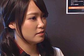 Naughty Japanese teen Ai Yuzuki gives hot cock sucking action - free porn video