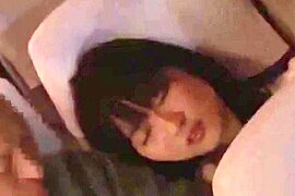 Cute japanese girl groped by stranger on bus - free porn video