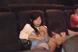 japanese girl dick looking movie theater - free porn video
