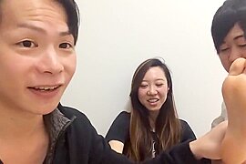 Japanese Girl Gets Feet Tickled By 2 Guys With Lotion Part 2 - free porn video
