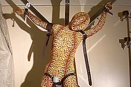 zentai bondage and blowjob - free porn video