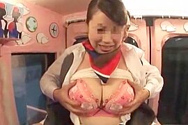 Horny Japanese girl Reiko Asahina, Aoki Misora in Amazing Car, Ass JAV movie - free porn video
