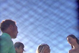 ヤリモク確定の白ギャルビッチは開放感で美ボディ大全開ｗ - free porn video