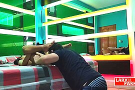 Room Casting 1: Roxy Put Her Ass In My Mouth And I Lick Her Anus With A Legs Wide Open - free porn video
