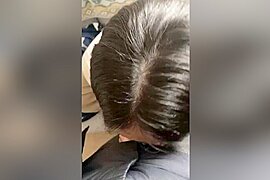 Personal smartphone photography "Don't take it? (laughs)" My slender girlfriend sucked my erect cock before go.269 - free porn video