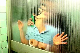 B3E1701-Obscene male employee who rapes a cleaning lady from behind while cleanin - free porn video