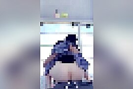 Smartphone personal shooting "I don't want to..." A fair-skinned big-butt Step sister w.372 - free porn video