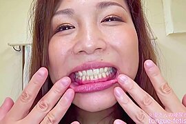 Asian Amateur Slut Thrilling Tongue Fetish - free porn video