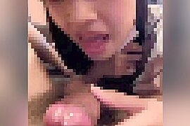 Smartphone individual shooting Blow shot of a girl with a charming anime voice who does anal licking with a sm.533 - free porn video