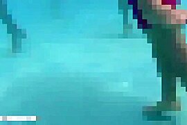 When I was taking pictures in the pool... → A nearby couple was touching my dick w.642 - free porn video