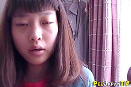 Asian teen Urinates In Plastic Glass - free porn video