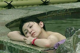 Cute Lady With A Nice Body At The Onsen - free porn video