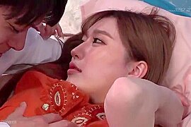 She gives him a hand job and gives him a blowjob, then thrusts in hard and cums on her face. - free porn video