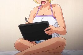 Soft Figure at sunset in endless fantasy - free porn video